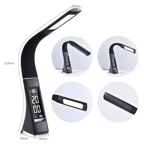 Brilagi - Lampada da tavolo dimmerabile a LED con display PELLE LED/7W/230V nero