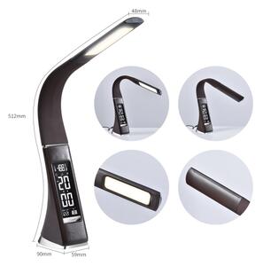 Immax 08948L - Lampada da tavolo LED dimmerabile con display LEATHER LED/7W/230V