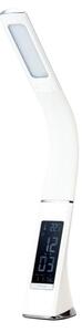 Immax 08949L - Lampada da tavolo LED dimmerabile con display LEATHER LED/6,5W/5V bianca