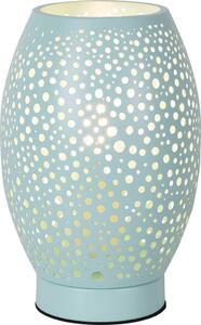 Lampada da tavolo Gerda metal mint L:15,5 cm H:23,5 cm funziona solo con una sorgente luminosa a risparmio energetico, interruttore a cavo