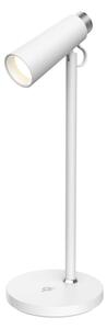 Immax 08990L - Lampada da tavolo LED dimmerabile con Qi di ricarica TIT LED/12W/230V bianco