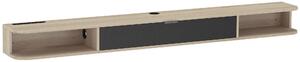 HOMCOM Mobile TV sospeso fino a 190,5 cm con cassetto e 2 ripiani, 180x24x16 cm, legno | Aosom Italy