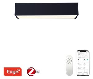 Immax NEO 07074-60-Plafoniera LED dimmerabile CANTO 34W/230V nero Tuya+RC