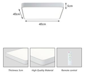 Brilagi - Lampada LED dimmerabile POOL SQUARE LED/36W/230V 3000-6000K 40x40 cm bianco+D