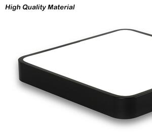 Brilagi - Plafoniera LED POOL SQUARE LED/48W/230V 50x50 cm nera