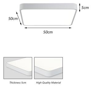 Brilagi - Plafoniera LED POOL SQUARE LED/48W/230V 50x50 cm bianca
