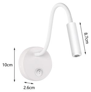 Brilagi - LED Lampada flessibile da muro MAYA LED/3W/230V 4000K bianco