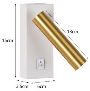 Brilagi - Luce Spot da parete a LED MAYA LED/3W/230V 4000K bianco/oro