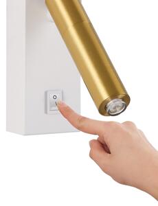Brilagi - Luce Spot da parete LED dimmerabile MAYA 1xG9/4W/230V bianco/oro