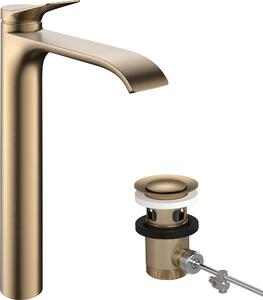 Hansgrohe Vivenis, robinetterie de lavabo 250 CoolStart pour lavabos à poser avec vidage à tirette, 75044140, 75044140