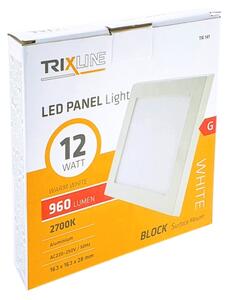 Plafoniera LED LED/12W/230V 2700K 16,3x16,3 cm bianco
