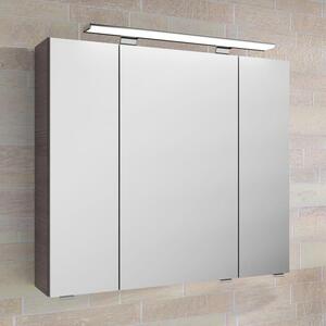 Specchio da bagno Pelipal Serie 4010, dimensioni 80 x 70,3 cm, con illuminazione a LED integrata