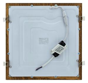 Lampada LED da incasso SQUARE LED/24W/230V 4200K 29,2x29,2 cm marrone