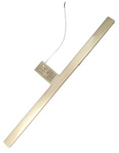 Illuminazione a LED per specchi da bagno LED/8W/230V 4000K 50 cm IP44 oro opaco