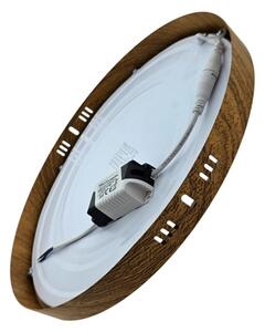 Plafoniera LED RING LED/24W/230V 4200K diametro 28,5 cm marrone