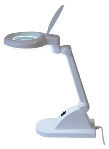 Lampada da tavolo a LED con lente d'ingrandimento LED/6W/230V bianca