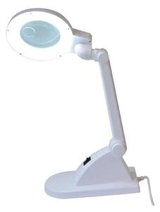 Lampada da tavolo a LED con lente d'ingrandimento LED/6W/230V bianca