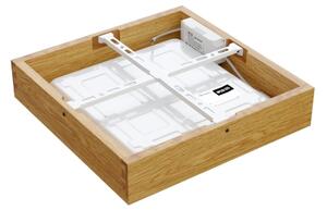 APLED - Plafoniera LED QUADRA LED/24W/230V quercia