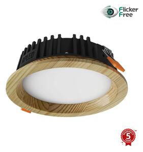 APLED - Lampada LED RONDO WOODLINE LED/6W/230V 4000K diametro 15 cm pino legno solido