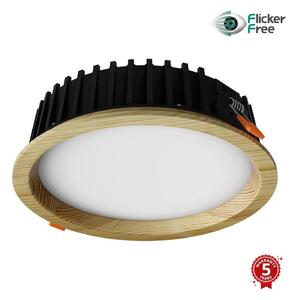 APLED-Lampada LED RONDO WOODLINE LED/12W/230V 4000K diametro 20 cm pino legno solido