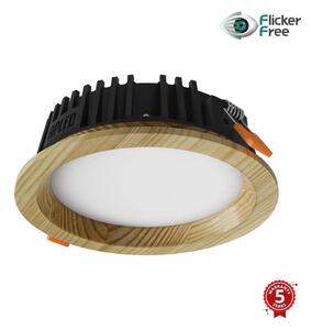 APLED - Lampada LED RONDO WOODLINE LED/6W/230V 3000K diametro 15 cm pino legno solido