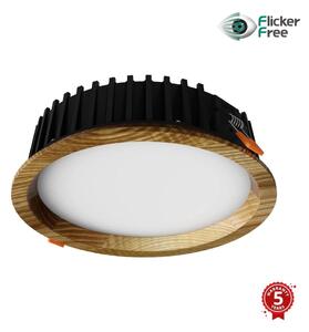 APLED - Lampada LED RONDO WOODLINE LED/6W/230V 4000K diametro 15 cm cenere legno solido