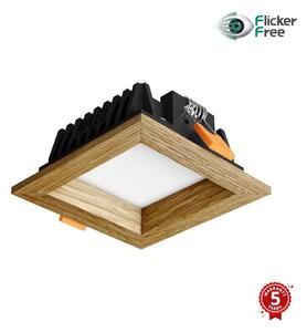 APLED - Lampada LED SQUARE WOODLINE LED/3W/230V 4000K 9x9 cm quercia legno solido