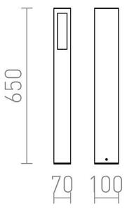 RED - Design Rendl - R10441 - Lampada da esterno TREEZA 1xE27/26W/230V IP54