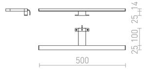 RED-Design Rendl-R12400- LED Illuminazione per specchio da bagno BALEA LED/7W/230V IP44