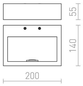 RED - Design Rendl - R12595 - Applique LED NEMAN LED/10W/230V