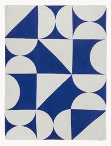 Coperta con motivo geometrico Tul