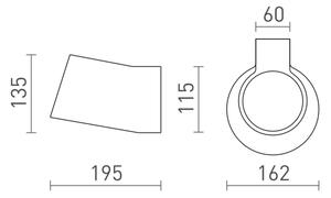 RED - Design Rendl - R13520 - Applique BENITA 1xE14/25W/230V
