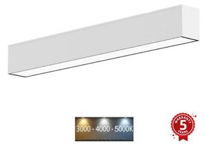 Sinclair LSM 24-40CCT - Plafoniera LED LSM LED/40W/230V 120 cm argento