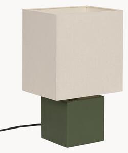 Lampada da tavolo con base in legno di faggio Zam