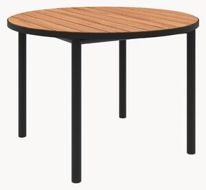 Tavolo da giardino rotondo con piano in legno di teak Kirra