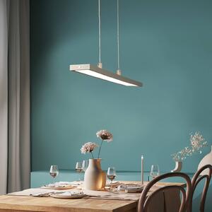 FISCHER & HONSEL Lampada a sospensione Marlo, dimmerabile, Crema / Ambra, Soggiorno / Sala da pranzo, Metallo, Moderno, Lampada a sospensione