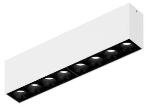 Wever & Ducré Lighting Plafoniera soffitto Linoo, dimmerabile, Nero, Soggiorno / Sala da pranzo, Alluminio, Moderno, Plafoniera