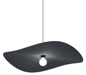 Wever & Ducré Lighting Lampada a sospensione Wave Soft 3.0, dimmerabile, Nero, Soggiorno / Sala da pranzo, Tessuto / Stoffa / Seta, Moderno, Lampada a sospensione