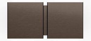 Wever & Ducré Lighting Applique da parete CG Square, Bronzo / Ottone antico, Soggiorno / Sala da pranzo, Metallo, Moderno, Applique