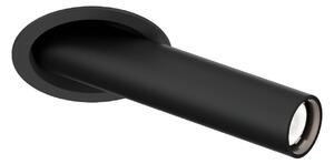 Wever & Ducré Lighting WEVER DUCRÉ Faretto LED da incasso Match Sneak nero 2.700 K, Nero, Soggiorno / Sala da pranzo, Alluminio, Moderno