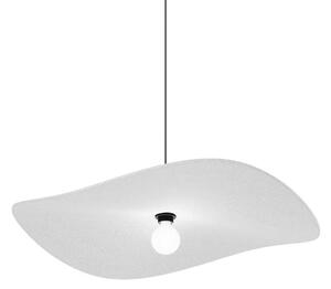 Wever & Ducré Lighting Lampada a sospensione Wave Soft 3.0, dimmerabile, Alluminio / Grigio / Zincato, Soggiorno / Sala da pranzo, Tessuto / Stoffa / Seta, Moderno, Lampada a sospensione