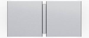 Wever & Ducré Lighting Applique da parete CG Square, Alluminio / Grigio / Zincato, Soggiorno / Sala da pranzo, Metallo, Moderno, Applique