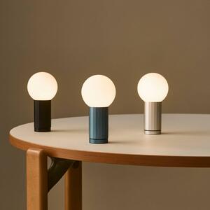 HAY Lampada da tavolo TURN ON, dimmerabile, Nero, Soggiorno / Sala da pranzo, Vetro, Moderno, Lampada da tavolo