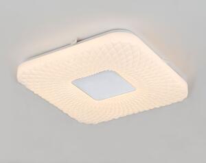 Lampada a soffitto LED quadrata con decorazione "Sparkle", modello FINDUS