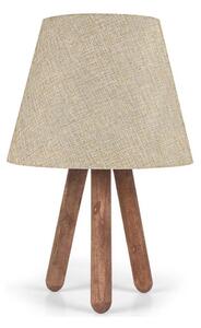 Lampada da tavolo AYD 1xE27/60W/230V beige/marrone