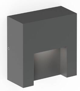 Wever & Ducré Lighting Applique da esterni Reto 0.8, dimmerabile, Nero, Alluminio, Moderno, Applique da esterni