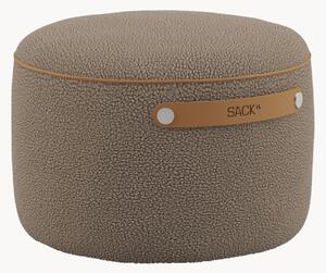 Pouf in teddy-bouclé SACKit