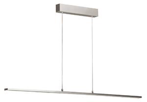 FISCHER & HONSEL Lampada a sospensione Marlo, dimmerabile, Alluminio / Grigio / Zincato, Soggiorno / Sala da pranzo, Metallo, Moderno, Lampada a sospensione