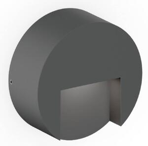 Wever & Ducré Lighting Applique da esterni Reto 0.8, dimmerabile, Nero, Alluminio, Moderno, Applique da esterni