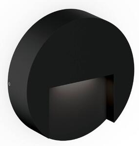 Wever & Ducré Lighting Applique da esterni Reto 1.3, dimmerabile, Nero, Alluminio, Moderno, Applique da esterni